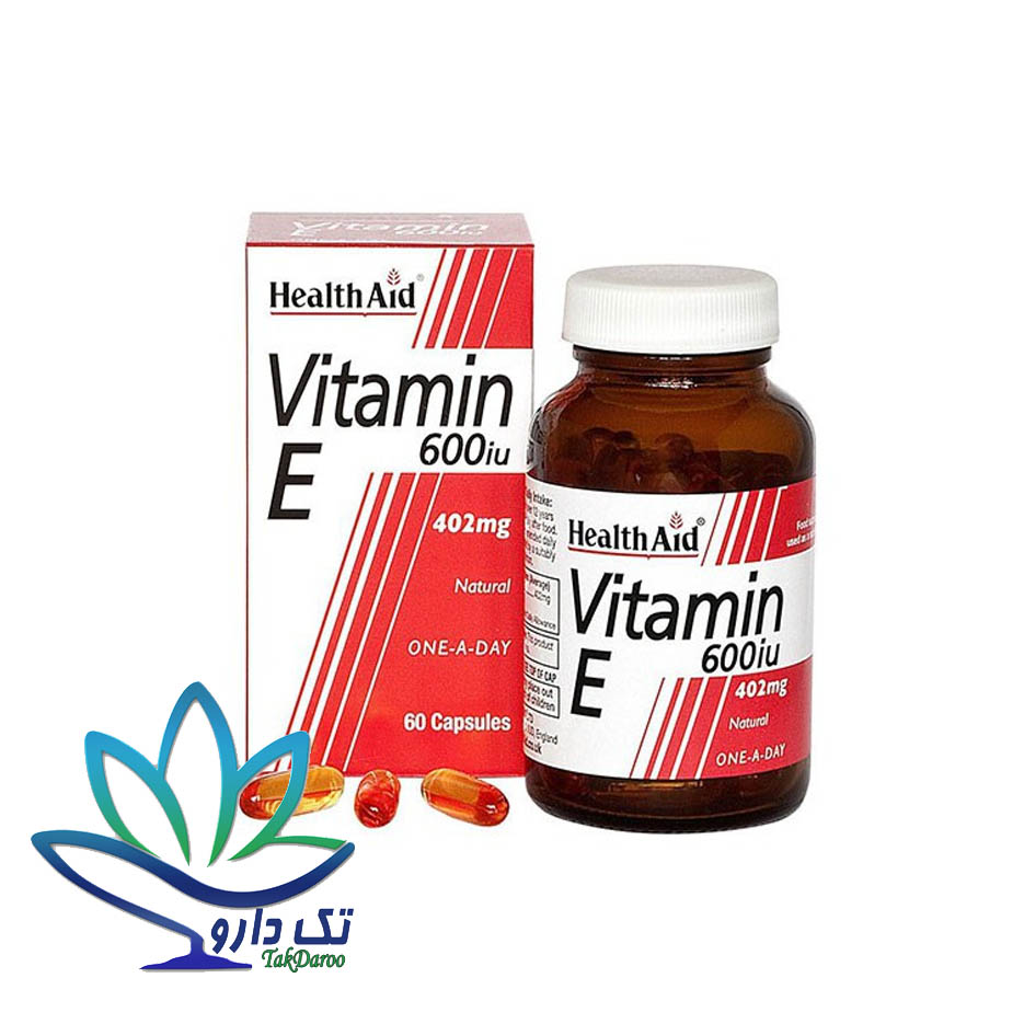 کپسول ویتامین E 600 واحد هلث اید 30 عدد کپسول ویتامین E 600 واحد هلث اید 30 عدد